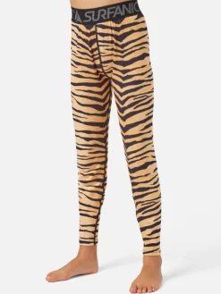 Surfanic Bielizna termoaktywna dolna Cozy SWE4606 Żółty Slim Fit