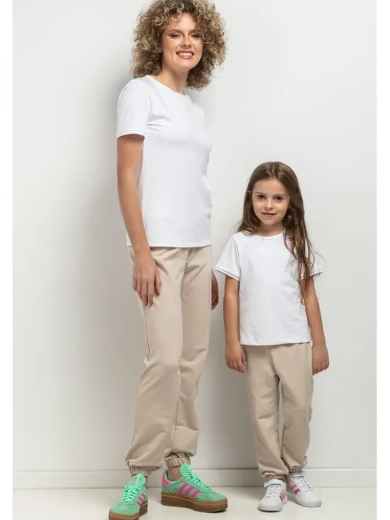 Tessita Bluzka BLUZKA MMD42_1_140 Biały Relaxed Fit