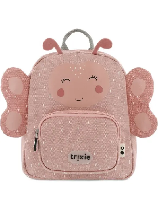 Trixie Baby Plecak Szkolny Mały plecak - Motyl Różowy