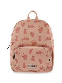 Trixie Baby Plecak Szkolny Plecak print Kot Różowy