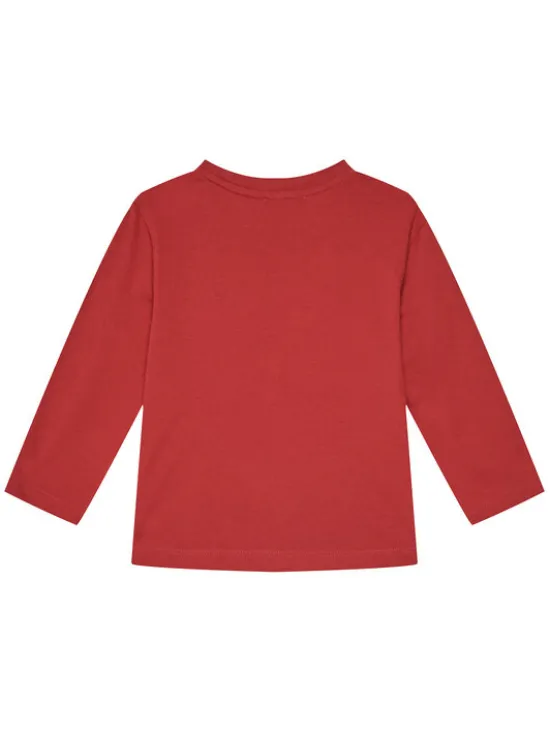 United Colors Of Benetton Bluzka 3I1XG10KQ Czerwony Regular Fit