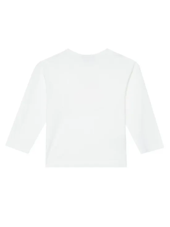United Colors Of Benetton Bluzka 3I1XG10JZ Biały Regular Fit