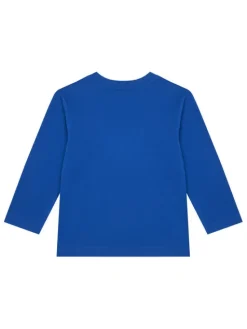 United Colors Of Benetton Bluzka 35RYG10KE Niebieski Regular Fit