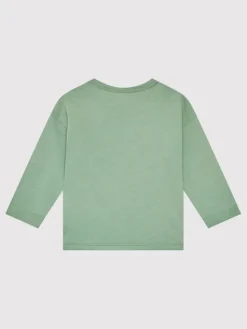 United Colors Of Benetton Bluzka 3ATNA1017 Zielony Regular Fit