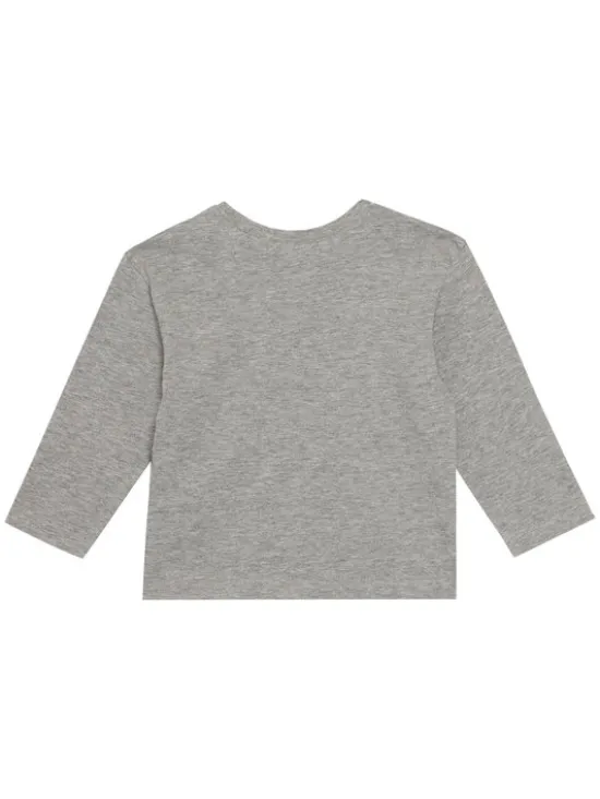United Colors Of Benetton Bluzka 3I1XG10JZ Szary Regular Fit