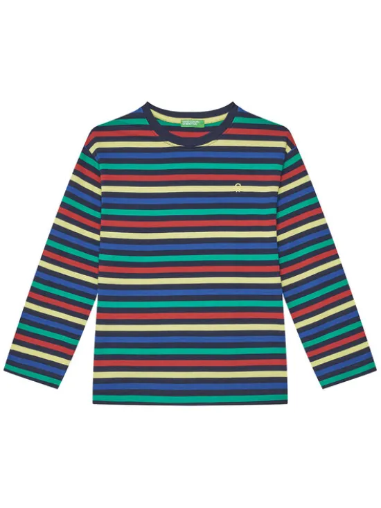 United Colors Of Benetton Bluzka 3FNLC10QB Kolorowy Regular Fit