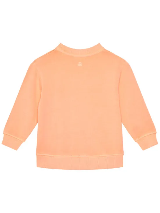 United Colors Of Benetton Bluza 3WITG10J4 Pomarańczowy Relaxed Fit