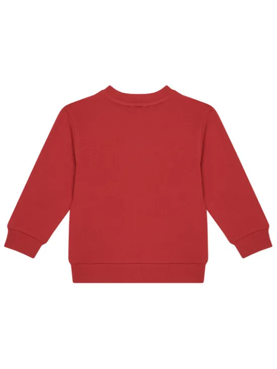 United Colors Of Benetton Bluza 3J68G10KN Czerwony Relaxed Fit