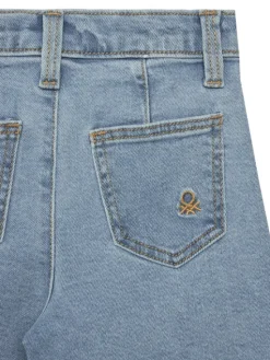 United Colors Of Benetton Jeansy 45ONGE02K Niebieski Wide Leg