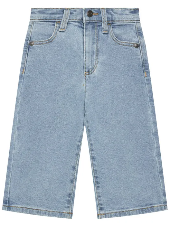 United Colors Of Benetton Jeansy 45ONGE02K Niebieski Wide Leg