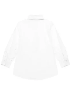 United Colors Of Benetton Koszula 5EW7CQ044 Biały Oversize