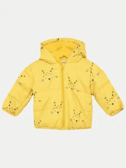 United Colors Of Benetton Kurtka zimowa 2ITSAN00M Żółty Regular Fit