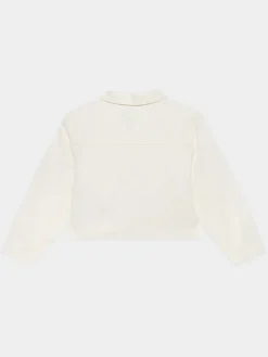 United Colors Of Benetton Kurtka jeansowa 22C2CN04D Écru Regular Fit