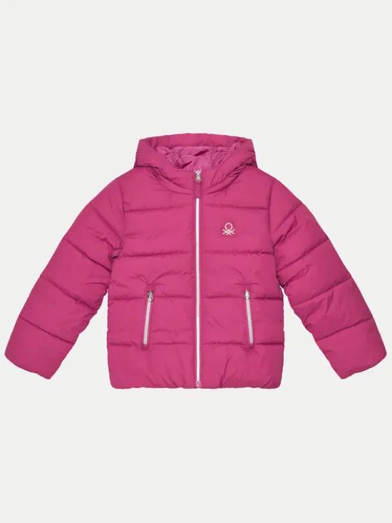 United Colors Of Benetton Kurtka zimowa 2LETCN04Y Różowy Regular Fit