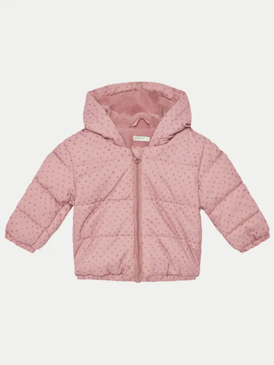 United Colors Of Benetton Kurtka zimowa 2ITSAN00M Różowy Regular Fit