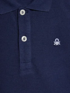 United Colors Of Benetton Polo 3089G3008 Granatowy Regular Fit