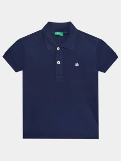 United Colors Of Benetton Polo 3089G3008 Granatowy Regular Fit