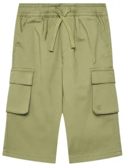 United Colors Of Benetton Spodnie materiałowe 4TCGGF02B Zielony Regular Fit