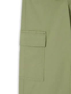 United Colors Of Benetton Spodnie materiałowe 4L2VCE040 Zielony Wide Leg