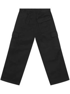 United Colors Of Benetton Spodnie materiałowe 4XZXCF04I Czarny Loose Fit