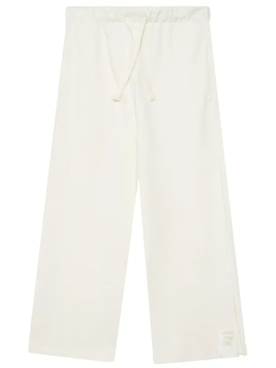 United Colors Of Benetton Spodnie dresowe 3NBMCF06K Écru Relaxed Fit