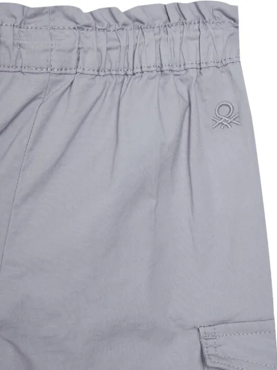 United Colors Of Benetton Spodnie materiałowe 4L2VGF028 Niebieski Relaxed Fit