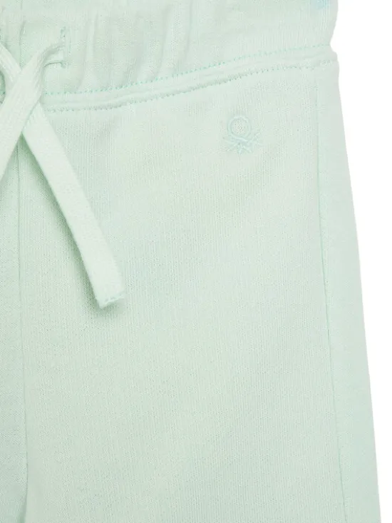 United Colors Of Benetton Spodnie dresowe 3J70GF01N Zielony Regular Fit