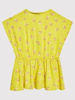 United Colors Of Benetton Sukienka letnia 49RUGV008 Zielony Regular Fit
