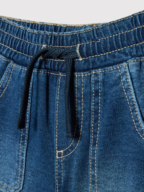 United Colors Of Benetton Szorty jeansowe 4BAY59GD0 Granatowy Regular Fit