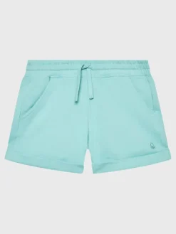 United Colors Of Benetton Szorty sportowe 3J68C901C Niebieski Regular Fit