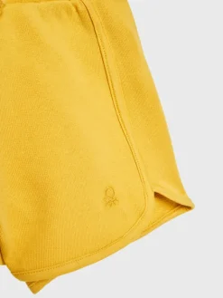 United Colors Of Benetton Szorty sportowe 3J70G900O Żółty Regular Fit