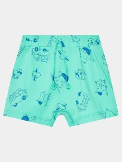 United Colors Of Benetton Szorty materiałowe 30HPAF011 Turkusowy Regular Fit