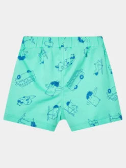 United Colors Of Benetton Szorty materiałowe 30HPAF011 Turkusowy Regular Fit