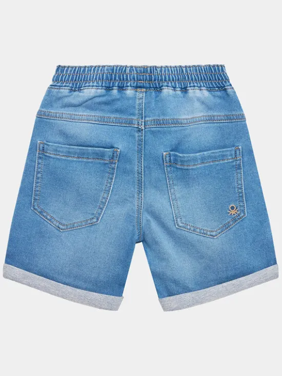 United Colors Of Benetton Szorty jeansowe 49BPG900T Granatowy Regular Fit