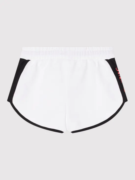 United Colors Of Benetton Szorty sportowe LOONEY TUNES 3BT0C900T Biały Regular Fit