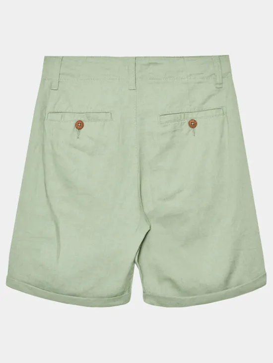 United Colors Of Benetton Szorty materiałowe 4BE7C901E Zielony Regular Fit