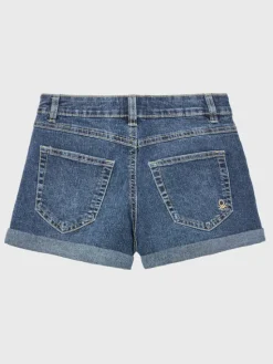 United Colors Of Benetton Szorty jeansowe 4XA2C9010 Granatowy Regular Fit