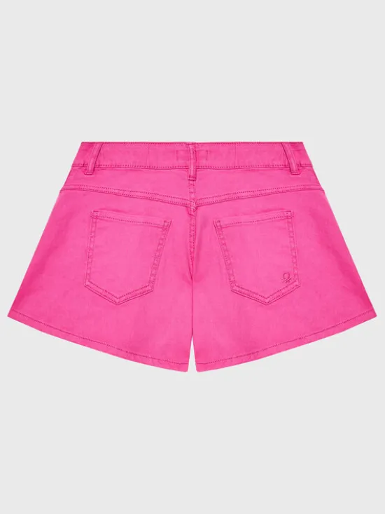 United Colors Of Benetton Szorty materiałowe 4RISC9019 Różowy Regular Fit