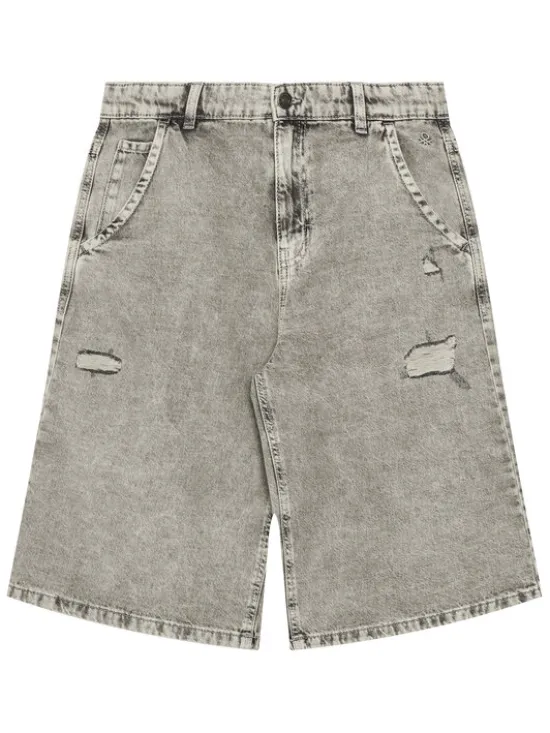 United Colors Of Benetton Szorty jeansowe 4AD7C9045 Szary Regular Fit