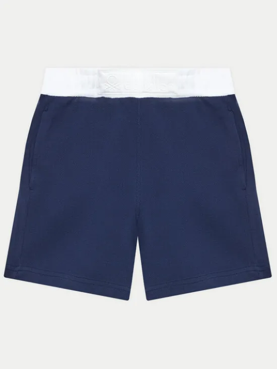 United Colors Of Benetton Szorty sportowe 3088G901H Niebieski Regular Fit