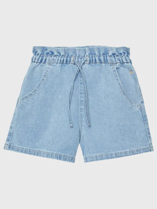 United Colors Of Benetton Szorty jeansowe 4XA2G900Q Granatowy Regular Fit