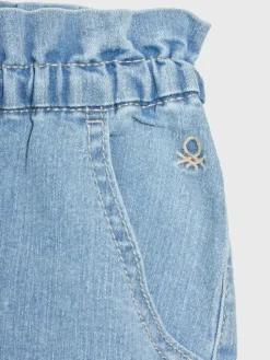 United Colors Of Benetton Szorty jeansowe 4XA2G900Q Granatowy Regular Fit