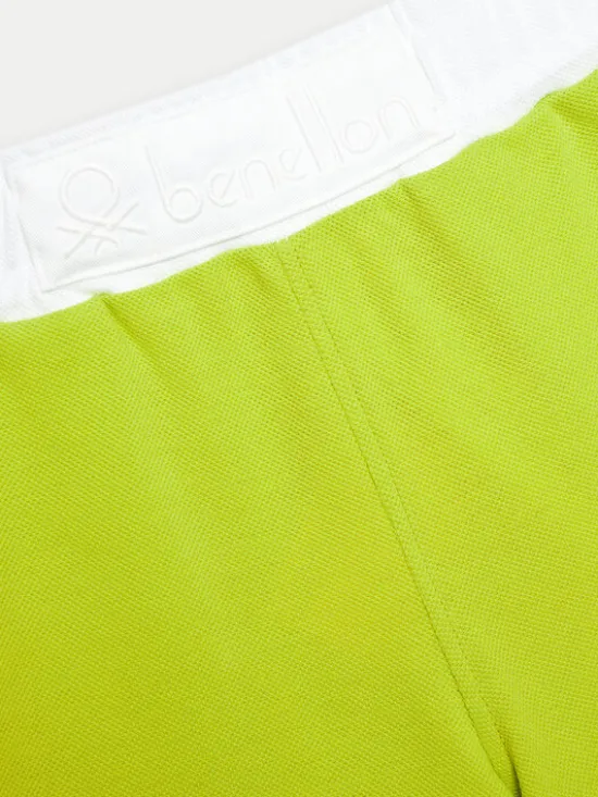 United Colors Of Benetton Szorty sportowe 3088G901H Zielony Regular Fit