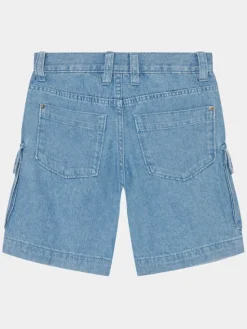 United Colors Of Benetton Szorty jeansowe 4AD7C902I Niebieski Relaxed Fit