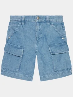United Colors Of Benetton Szorty jeansowe 4AD7C902I Niebieski Relaxed Fit
