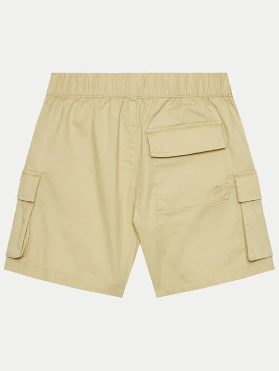 United Colors Of Benetton Szorty materiałowe 4L2VC9031 Beżowy Relaxed Fit