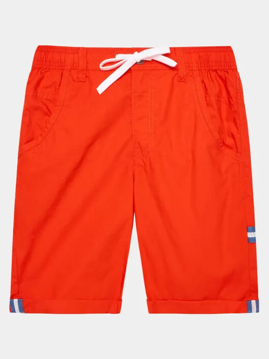 United Colors Of Benetton Szorty materiałowe 4AC7C901T Czerwony Regular Fit