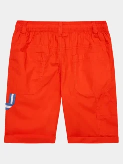 United Colors Of Benetton Szorty materiałowe 4AC7C901T Czerwony Regular Fit