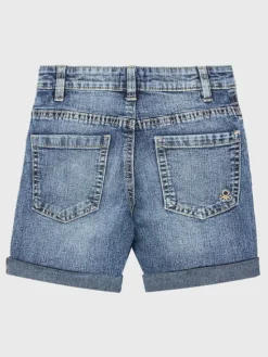 United Colors Of Benetton Szorty jeansowe 4XA2G900U Niebieski Slim Fit