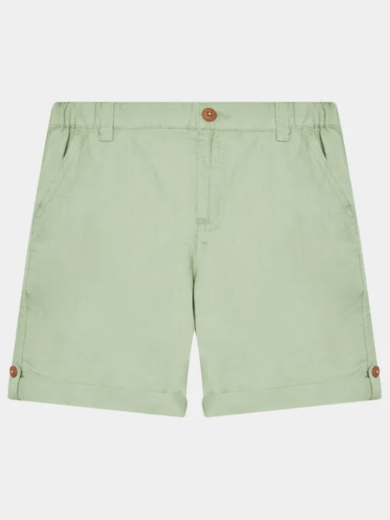 United Colors Of Benetton Szorty materiałowe 4BE7G9012 Zielony Regular Fit
